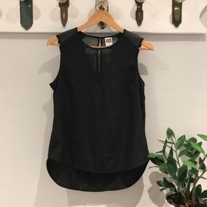 🍷 Vero Moda Tank With Faux Leather Detail